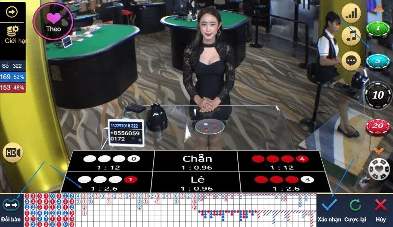 Chơi live casino tại nhà cái là hình thức khá phổ biến