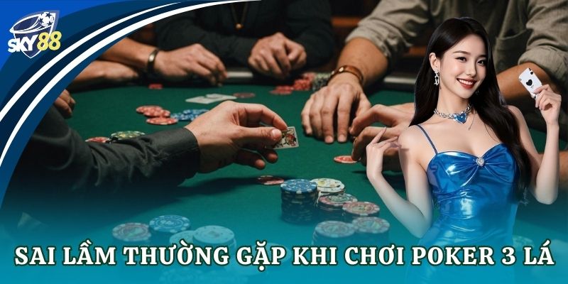 Sai lầm thường gặp khi chơi poker 3 lá